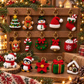 Mini Christmas Crochet Keychain Charm