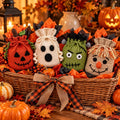 Crochet Halloween Drawstring Treat Bag